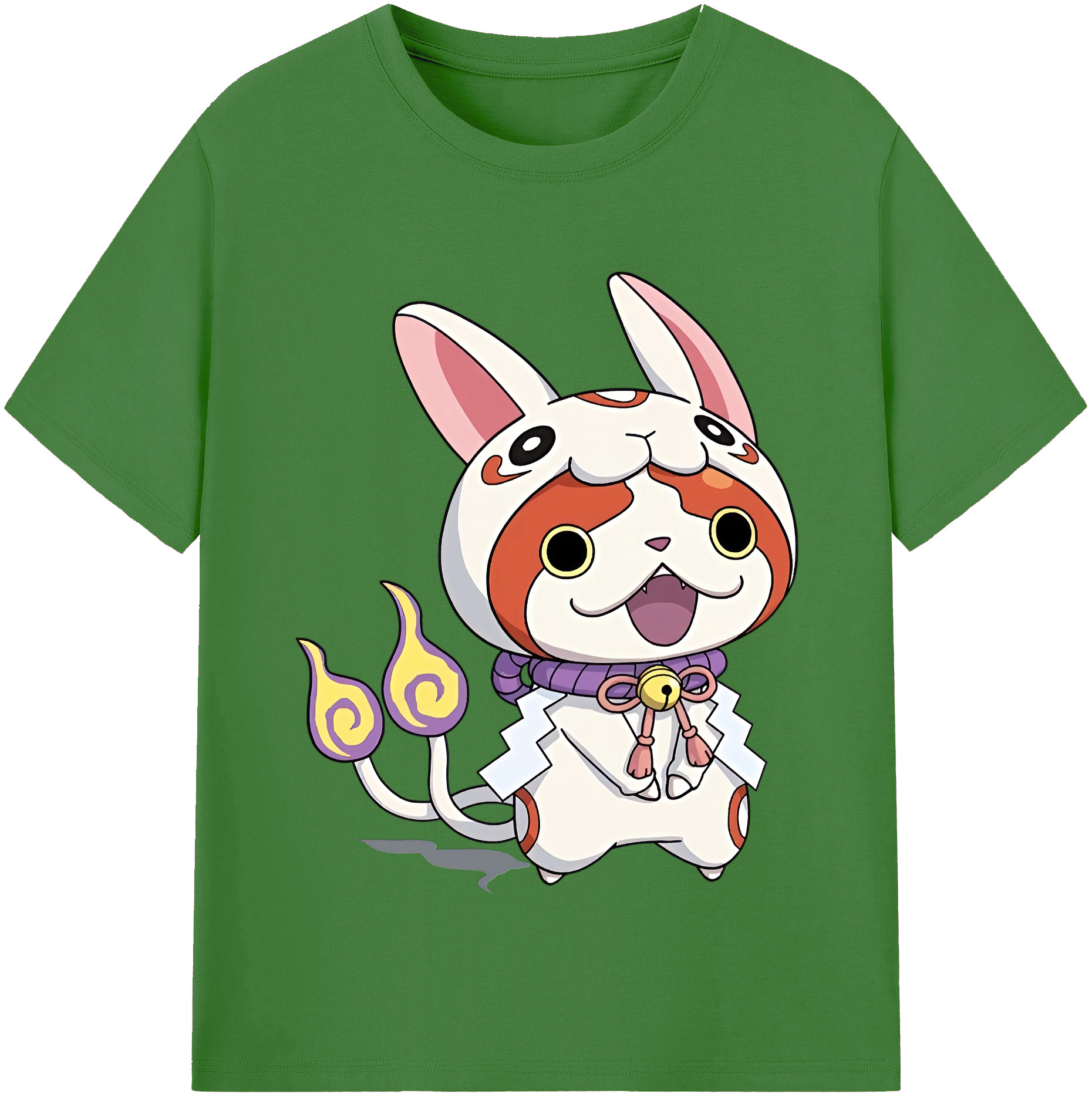 （画像用） 妖怪ウォッチ Yo-kai Watch レディースカジュアルプリントTシャツ（綿100％）
